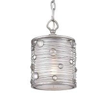 Golden 1993-M1L PS - Golden Lighting Joia 1-light Pendant in Peruvian Silver